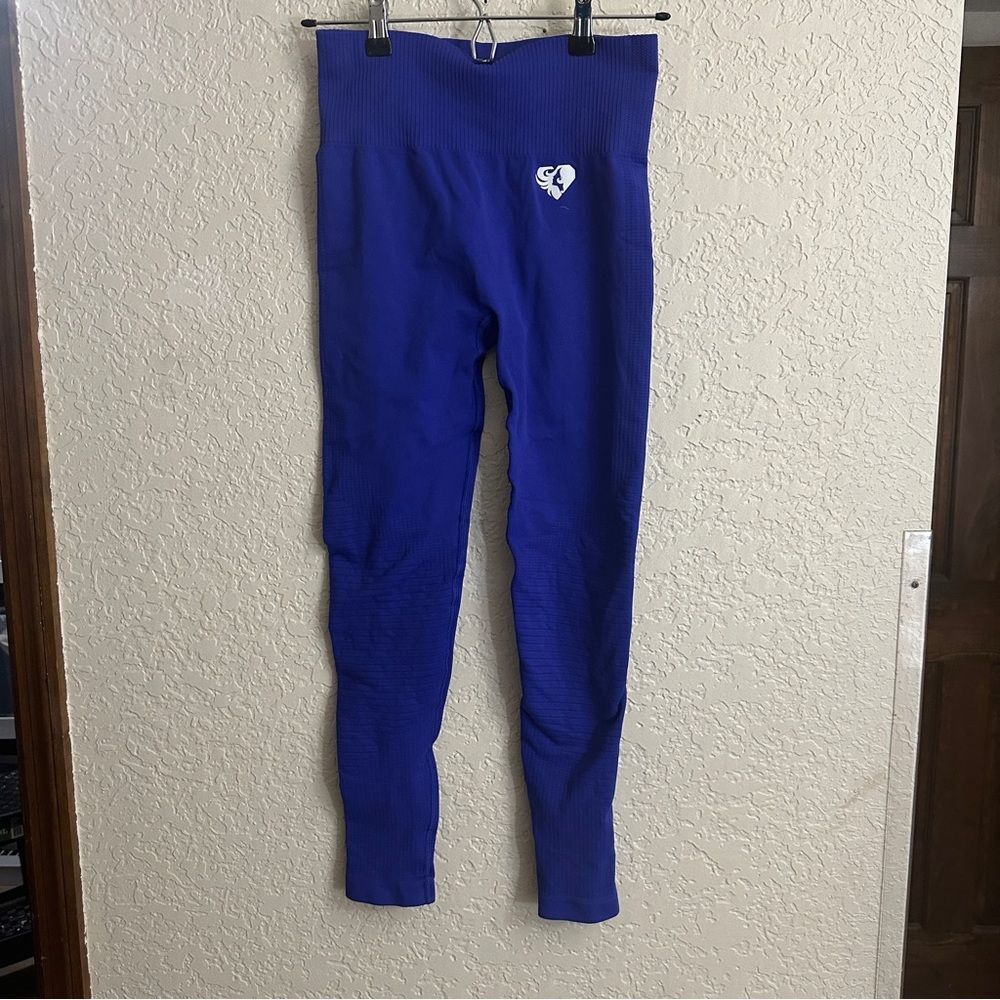 Women's Best Blue Power Seamless Leggings Size Medium Work Out‎ - Picture 3 of 7